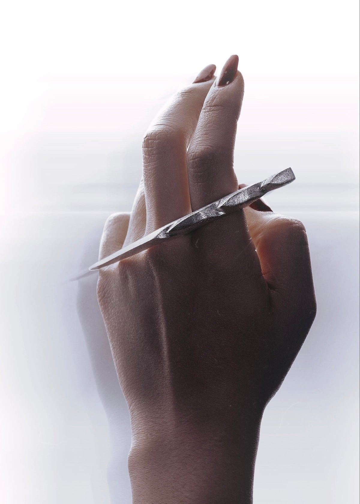 Shield Four Finger Ring