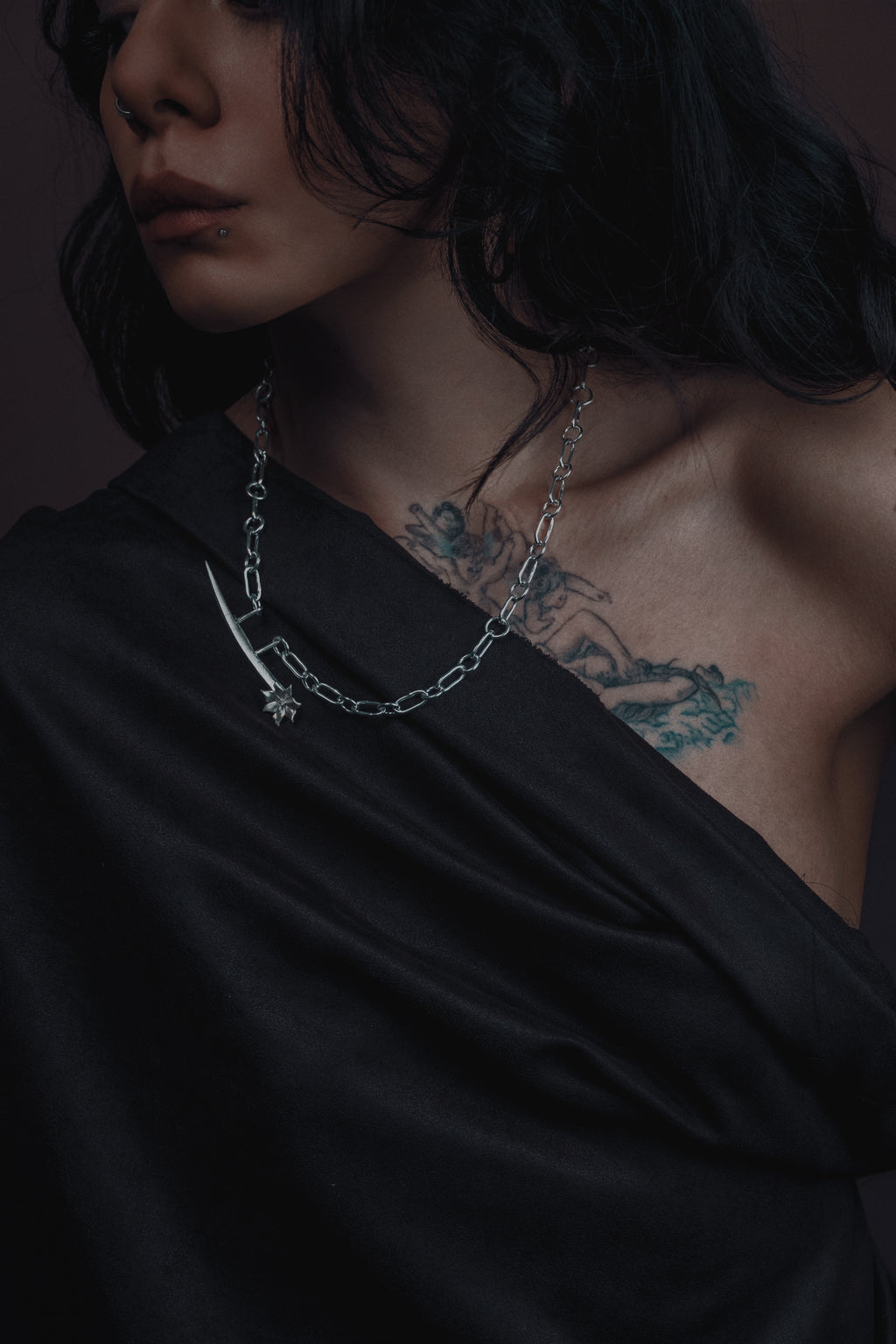 Obsidian Necklace - Form l