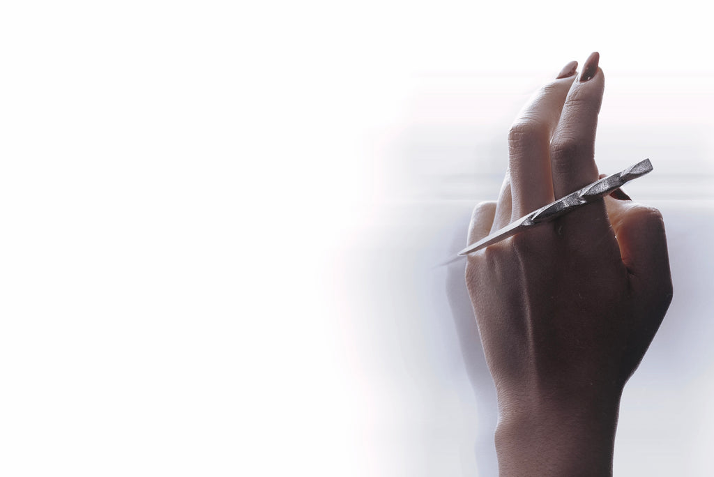 "The Shield" Four Finger Ring